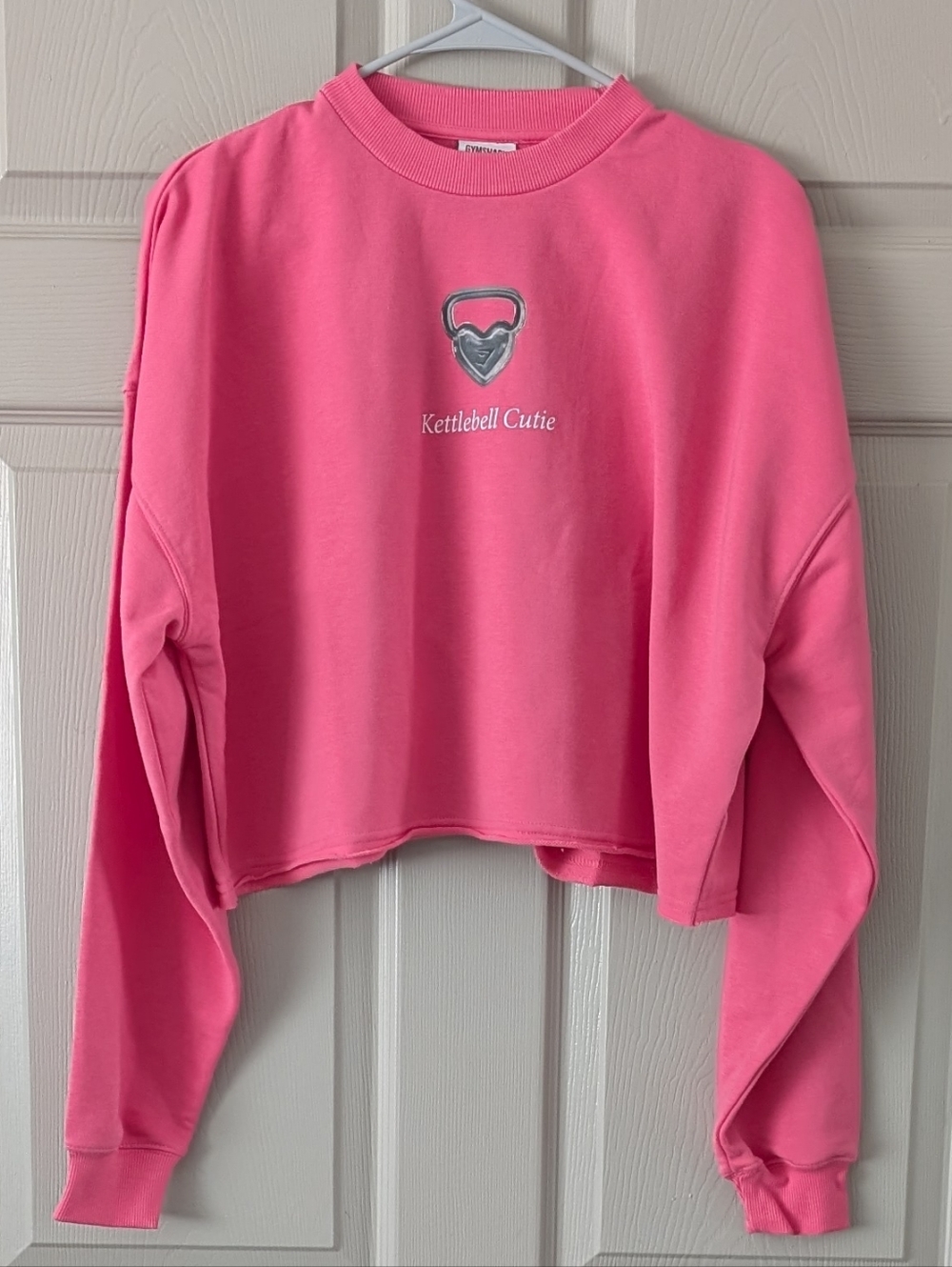 Gymshark Kettlebell Cutie Cropped Sweatshirt- S